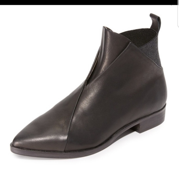 Women's Coclico Black leather Arne booties sz 40 - Picture 5 of 9